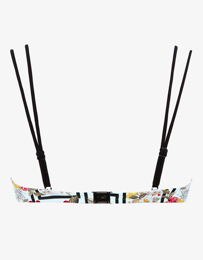 Scenery Underwired Bikini Top - Monochrome Garden - Simply Beach UK