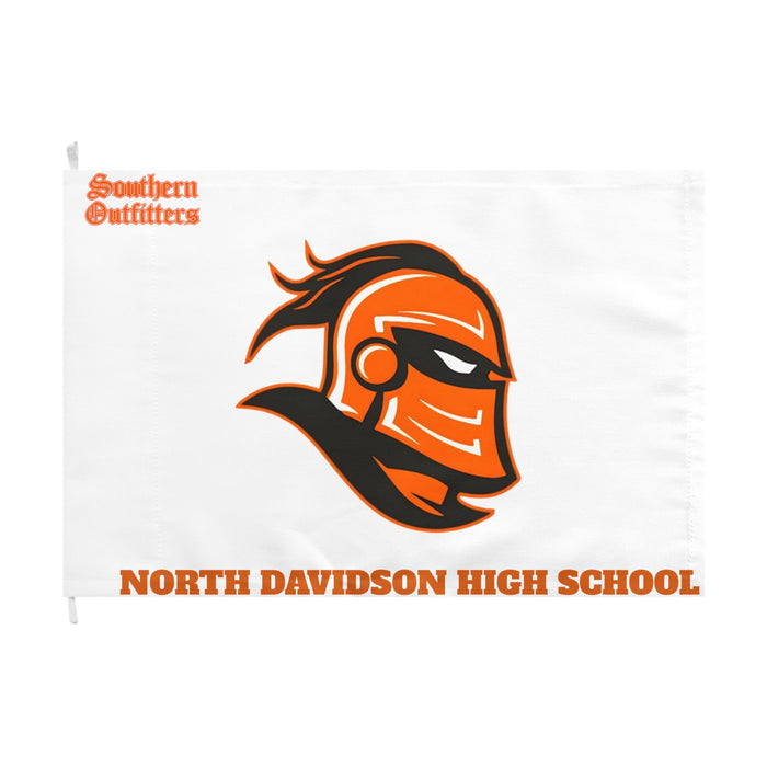 School Spirit Double-Sided Flag — Custom High School & Middle School Team Logo