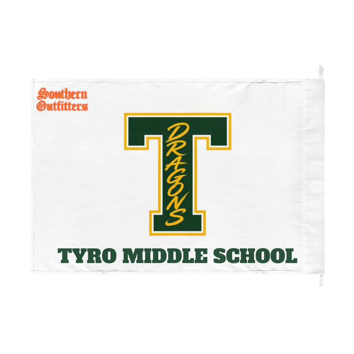 School Spirit Double-Sided Flag — Custom High School & Middle School Team Logo