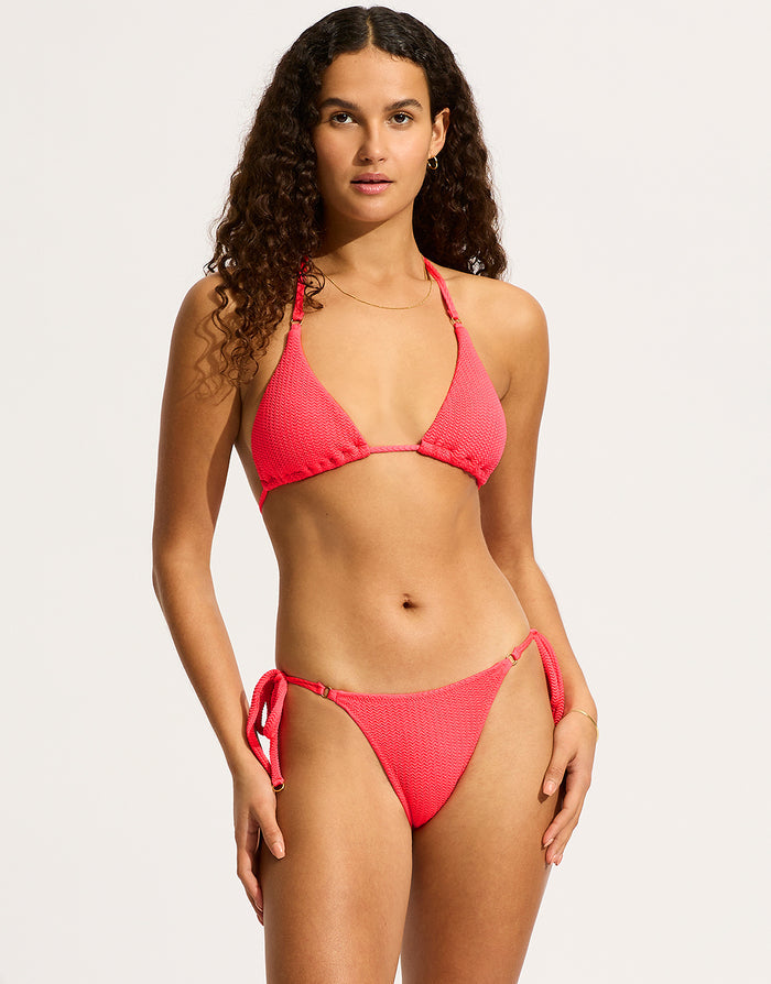 Sea Dive Slide Tri Bikini Top - Snapdragon - Simply Beach UK