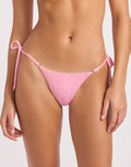Sea Dive Tie Side Rio Bikini Pant - Pop Pink