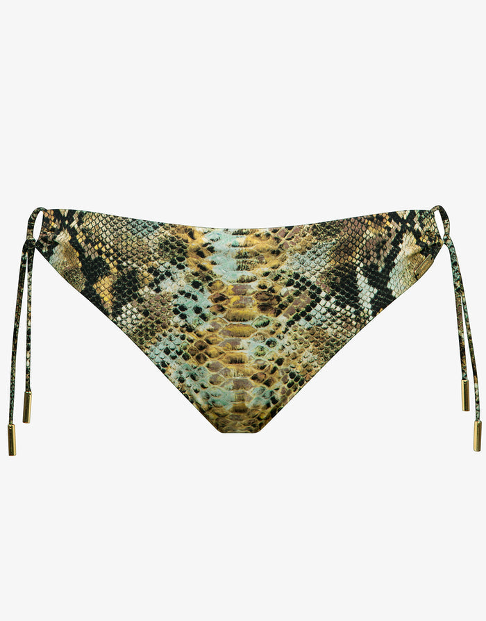 Serpent Loop Side Bikini Pant - Python - Simply Beach UK