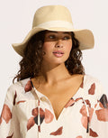 Seafolly Shady Lady Collapsible Fedora - Natural - Simply Beach UK