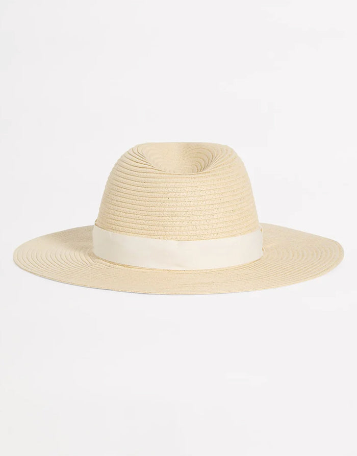 Seafolly Shady Lady Collapsible Fedora - Natural - Simply Beach UK