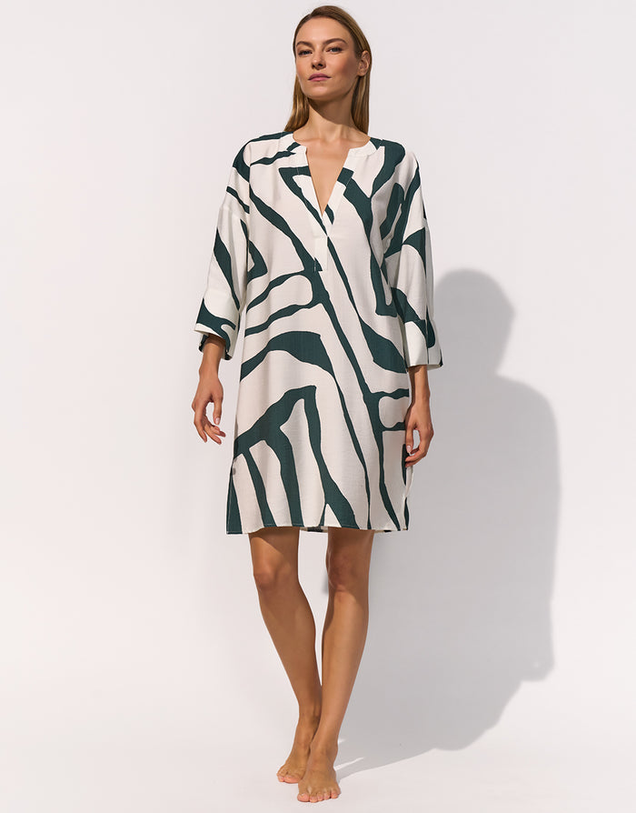 Maryan Mehlhorn Silhouet Tunic - Evolving Teal - Simply Beach UK
