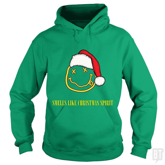 SunFrog-Busted GRIFFfam621 Hoodie / Irish Green / S SMELLS LIKE CHRISTMAS SPIRIT