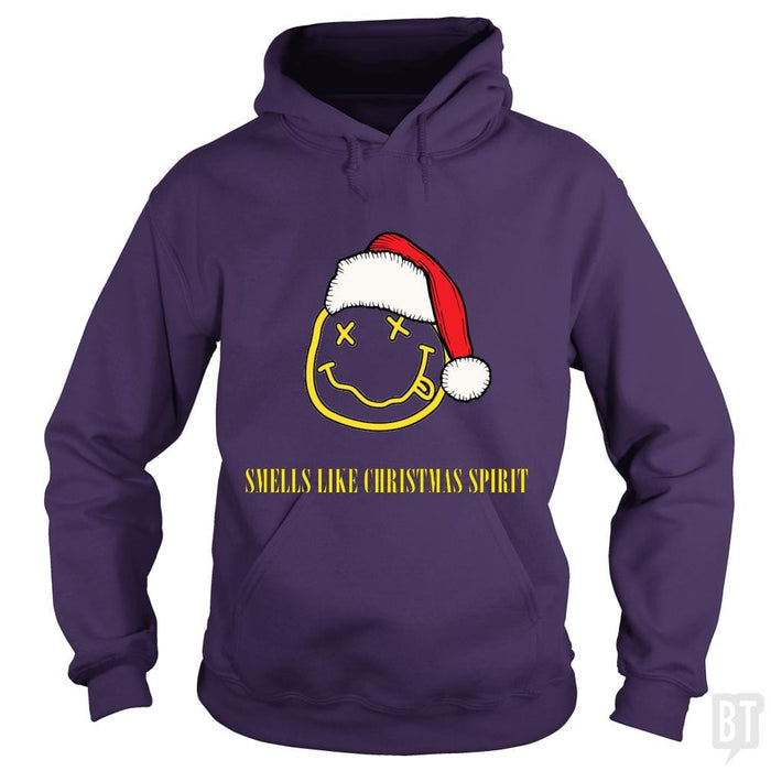 SunFrog-Busted GRIFFfam621 Hoodie / Purple / S SMELLS LIKE CHRISTMAS SPIRIT