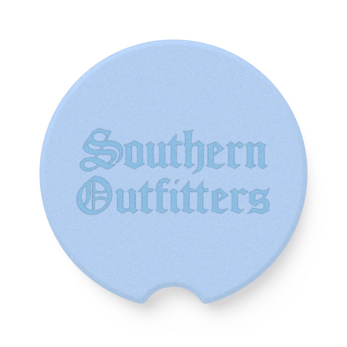 Soapstone Car Coaster — Southern Outfitters Blue Logo Car Cup Holder Insert