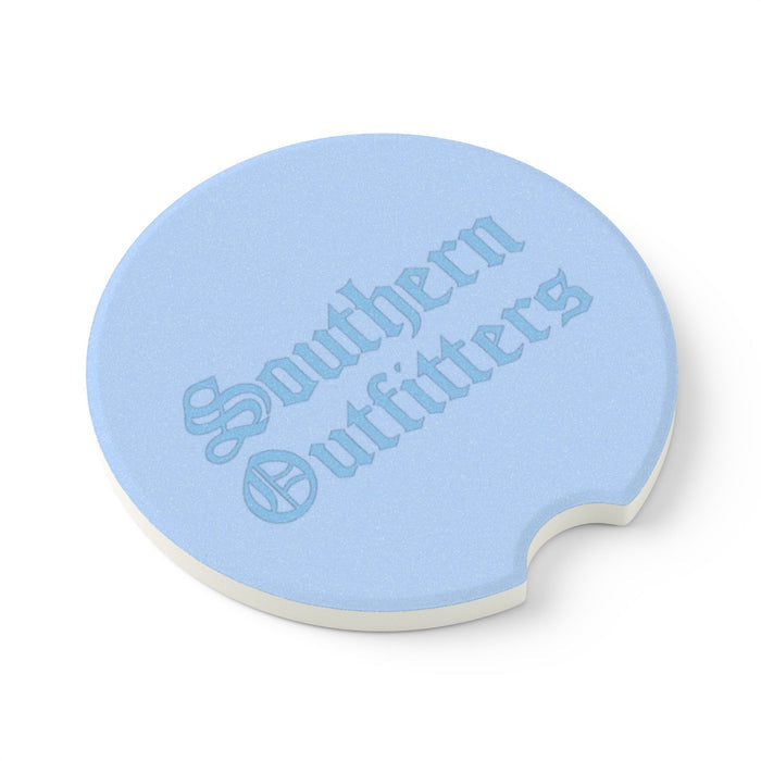 Soapstone Car Coaster — Southern Outfitters Blue Logo Car Cup Holder Insert