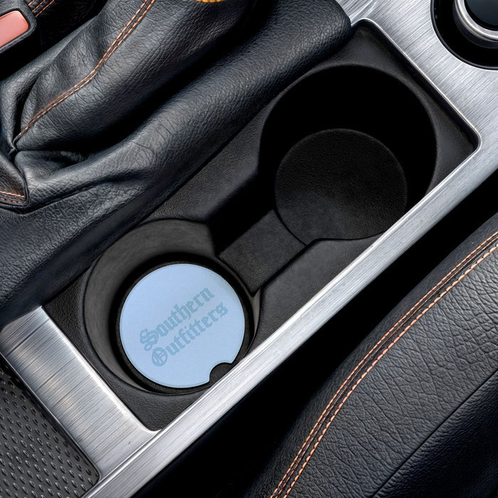 Soapstone Car Coaster — Southern Outfitters Blue Logo Car Cup Holder Insert
