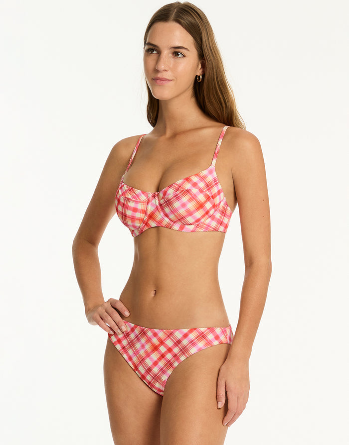 Sea Level Somerset Balconette Bikini Top - Pink - Simply Beach UK