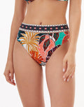 Nuria Ferrer Sorella Maxi Bikini Pant - Multi - Simply Beach UK