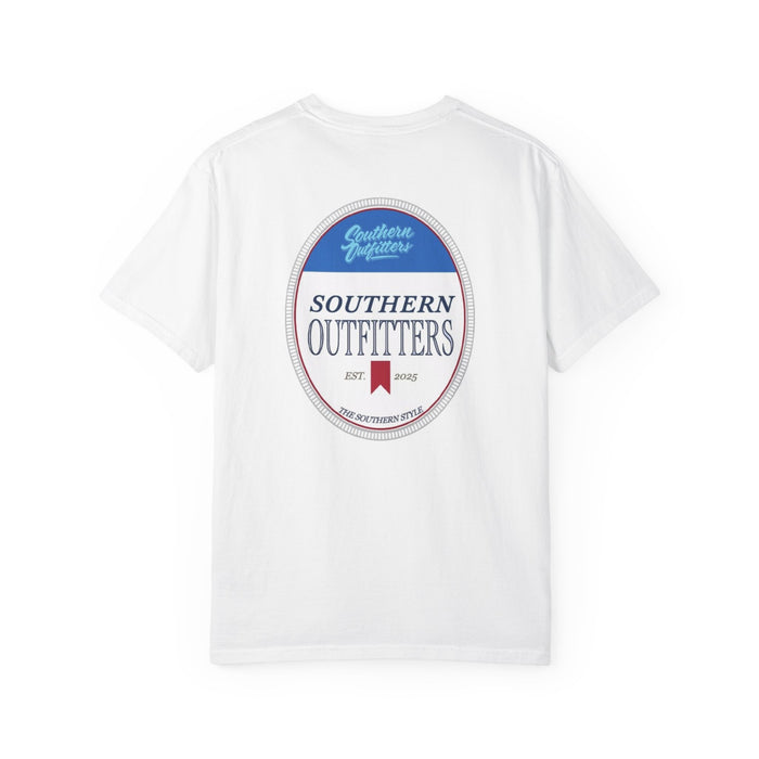 Southern Outfitters Logo Mitch T-Shirt — Retro Oval Back Print