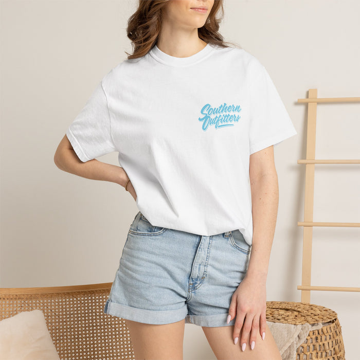 Southern Outfitters Logo Mitch T-Shirt — Retro Oval Back Print