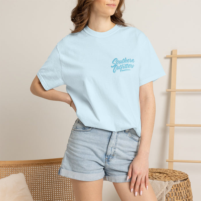 Southern Outfitters Logo Mitch T-Shirt — Retro Oval Back Print
