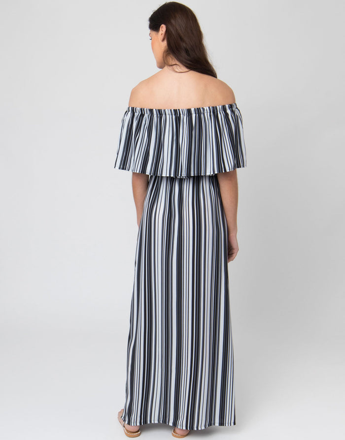 Pia Rossini Sovana Maxi Dress - Black/White