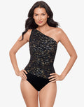 Miraclesuit Sparkle Plenty Jena Swimsuit - Black Multi - Simply Beach UK