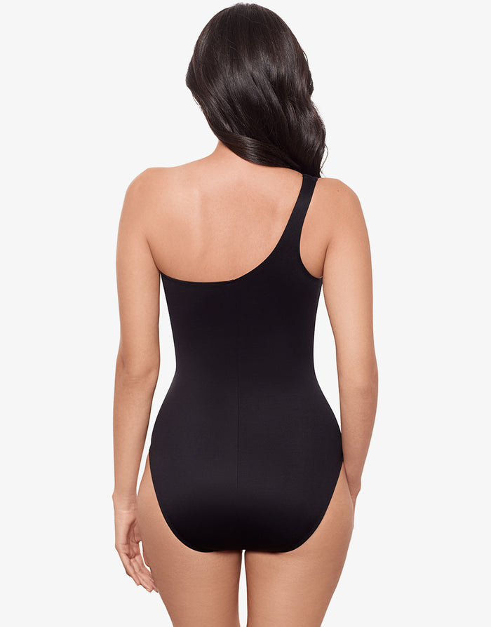 Miraclesuit Sparkle Plenty Jena Swimsuit - Black Multi - Simply Beach UK