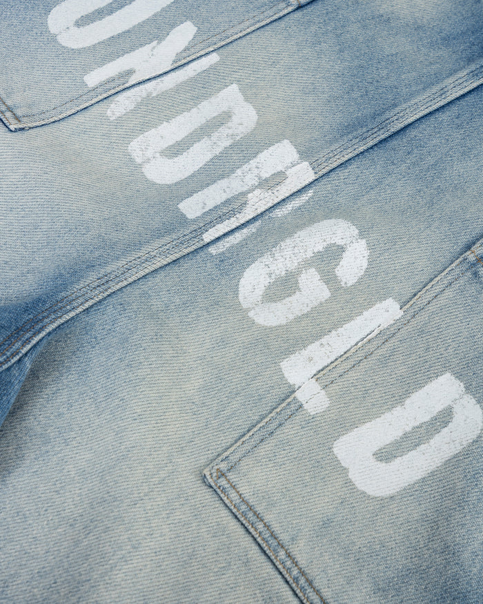 Spring Frayed Jorts Blue