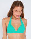 Spring Maho Bikini Top - Green - Simply Beach UK