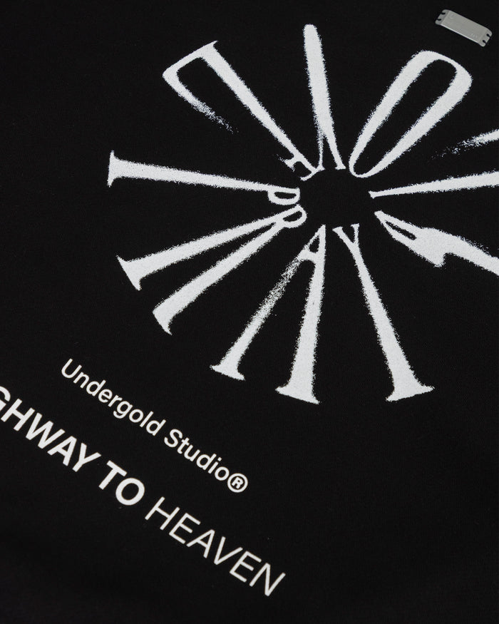 Spring Pray 4 Love Boxy Fit Crewneck Black