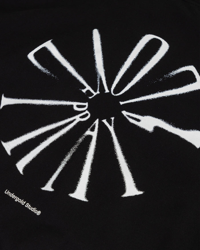 Spring Pray 4 Love Boxy Fit Hoodie Black