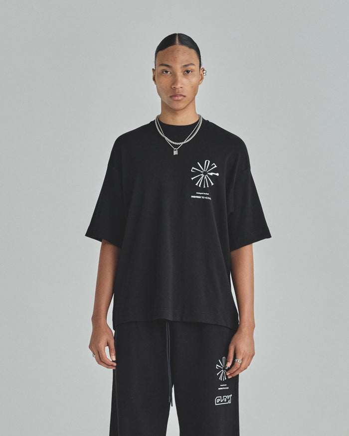 Spring Pray 4 Love Boxy Fit Tshirt Black