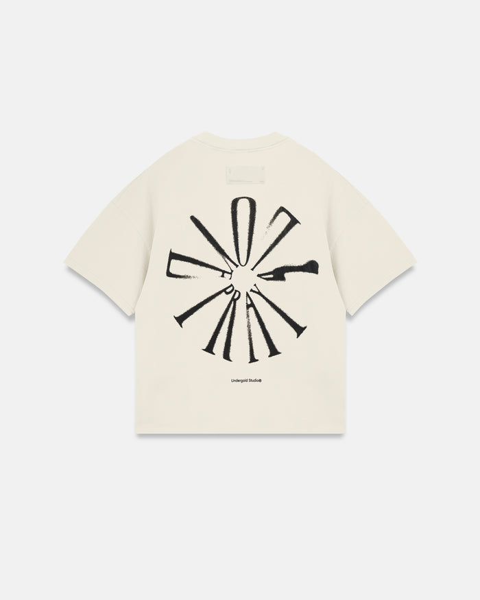 Spring Pray 4 Love Boxy Fit Tshirt White