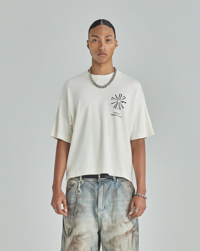 Spring Pray 4 Love Boxy Fit Tshirt White