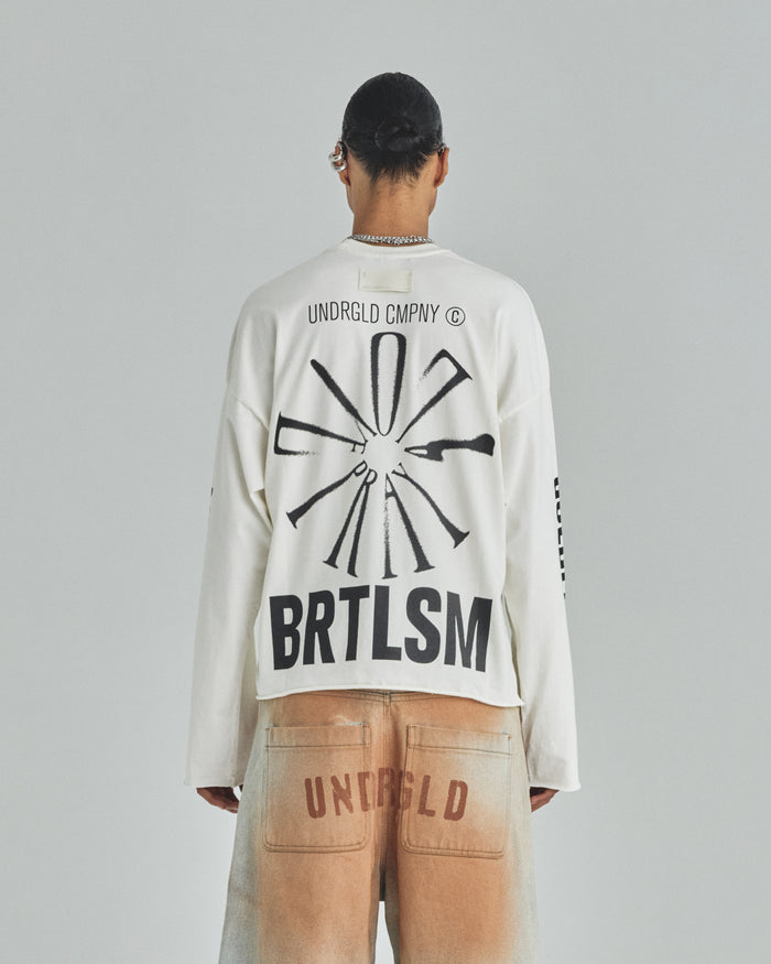 Spring Pray 4 Love Long Sleeve Tshirt White