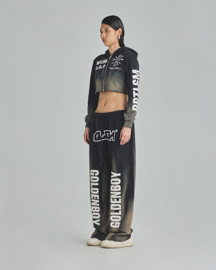 Spring Pray 4 Love Straight Pants Sandblast Gray Flame