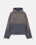 Spring Worn Logo Toggle Adjusted Hoodie Sandblast Gray