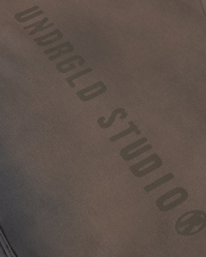 Spring Worn Logo Toggle Adjusted Hoodie Sandblast Gray