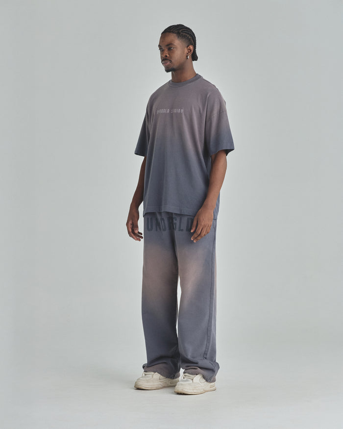 Spring Worn Logo Tshirt Sandblast Gray
