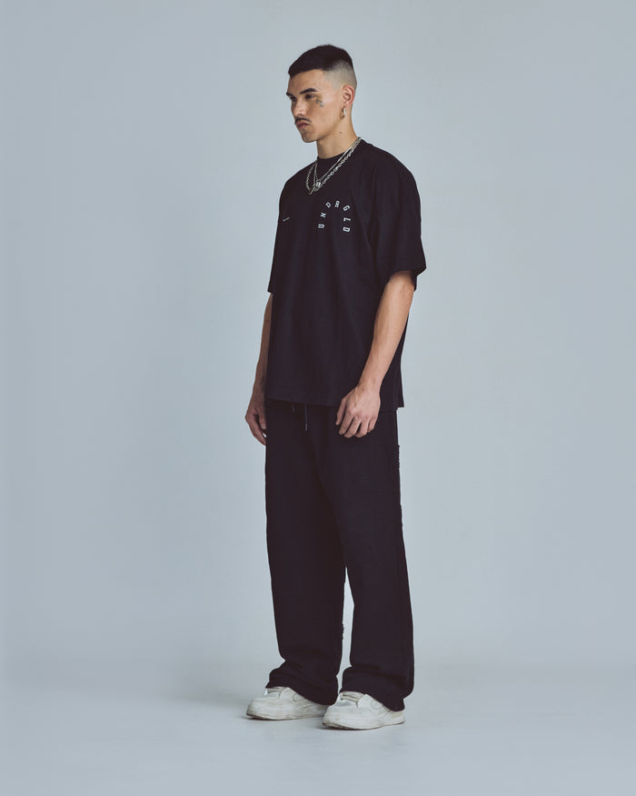 Stardust Basic Straight Pants Black