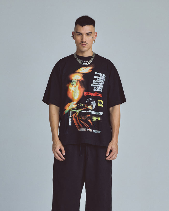 Stardust Night Drive Tshirt Black