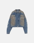 Stardust Undgld Studio Boxy Fit Jacket Mechanic Blue