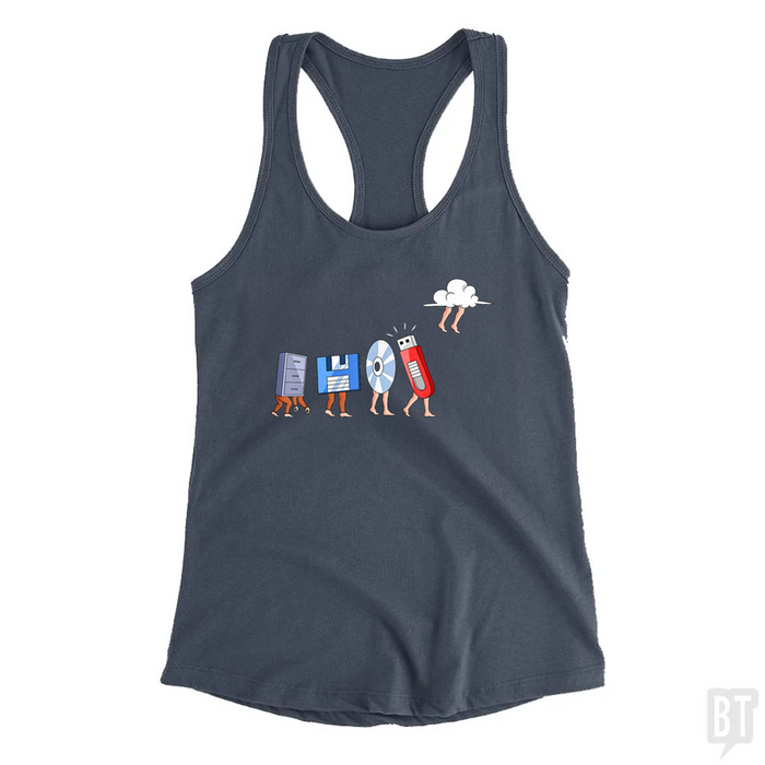 Women's Racerback Tank / Navy Blue / S