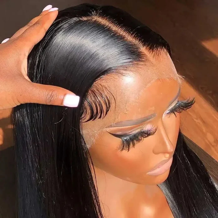 Straight Human Hair Lace Front Wig