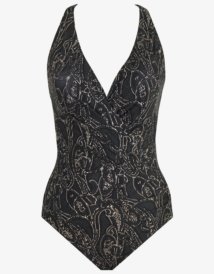 Sultana Wrapsody Swimsuit - Black - Simply Beach UK