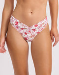 Seafolly Summer Chintz Twist Band Mini Hipster Bikini Pant - Ecru - Simply Beach UK
