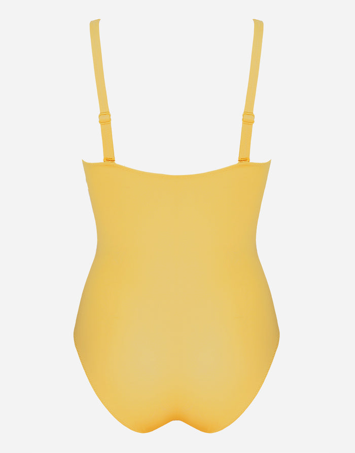 Summer Dive Underwired V Neck Swimsuit - Sun - Simply Beach UK