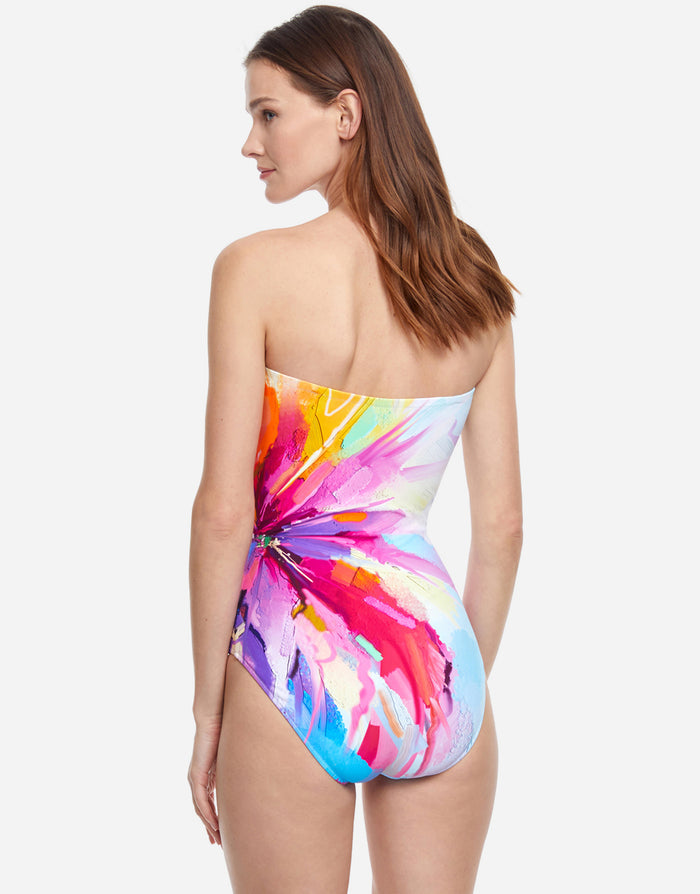 Summer in Capri Bandeau Swimsuit - Simply Beach UK