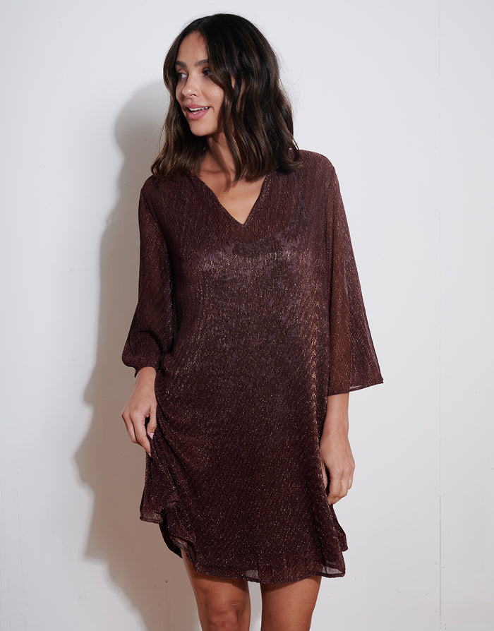 Sundrenched Tunic - Mahogany