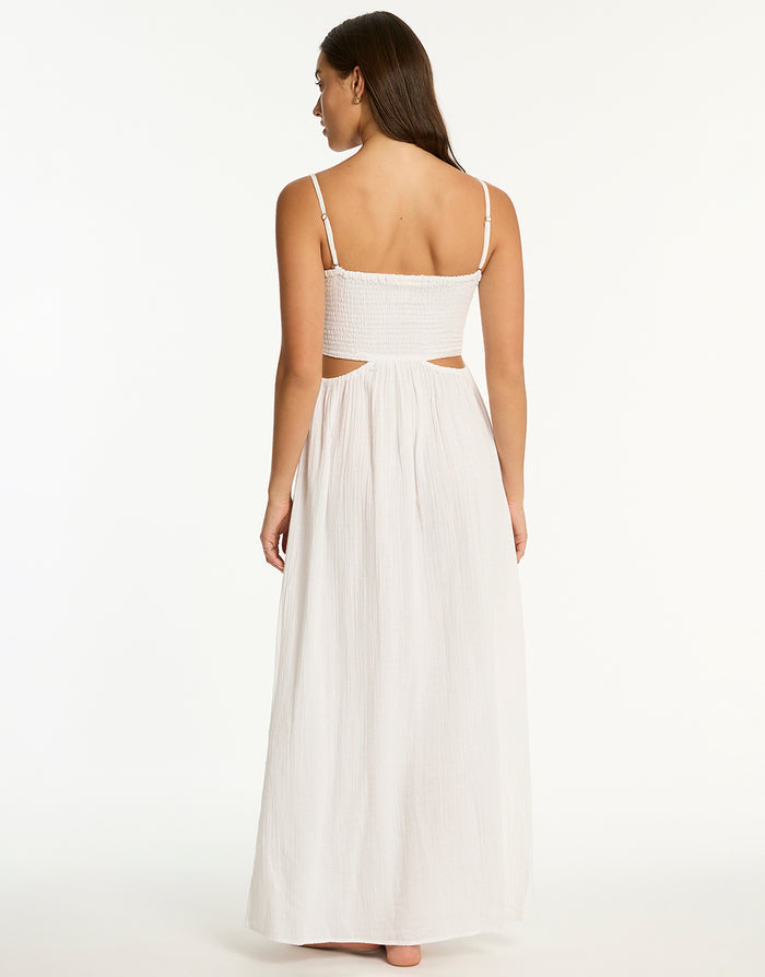 Sunset Bandeau Dress - White