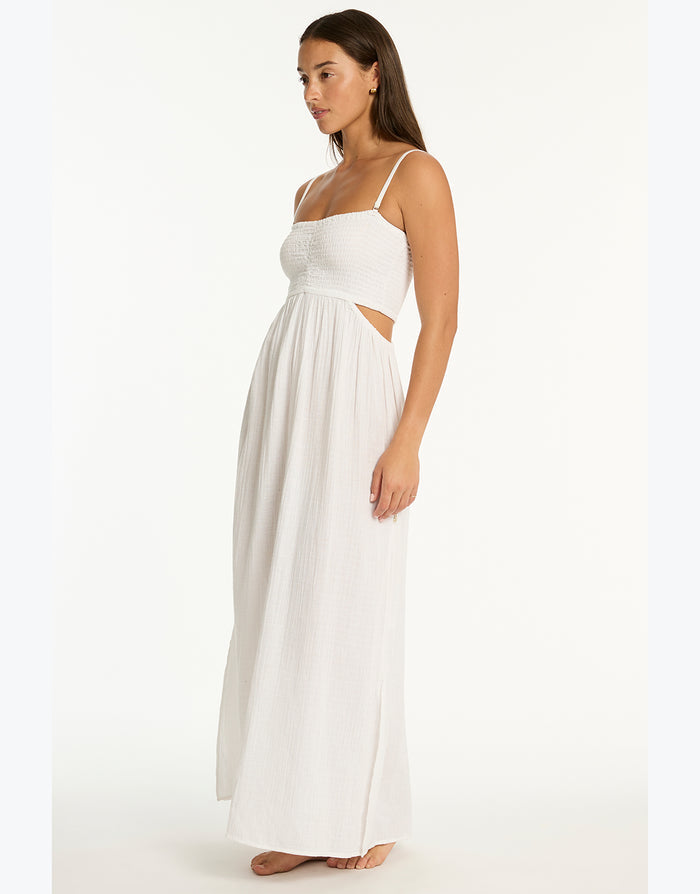 Sunset Bandeau Dress - White