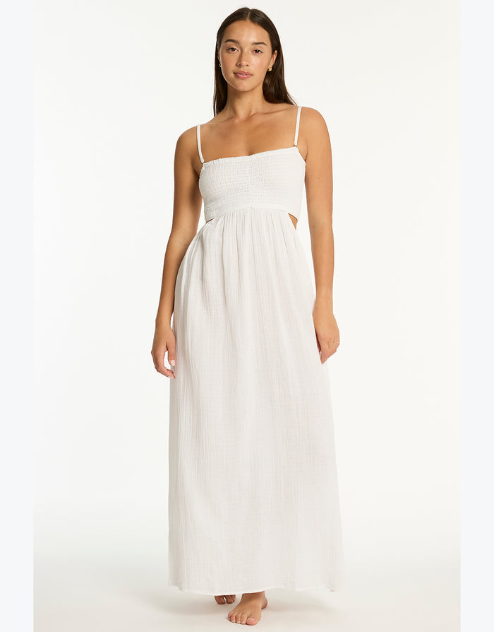 Sunset Bandeau Dress - White