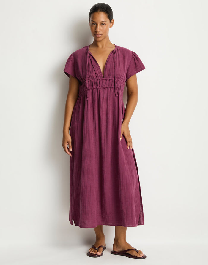 Sunset Maxi Daydress - Merlot