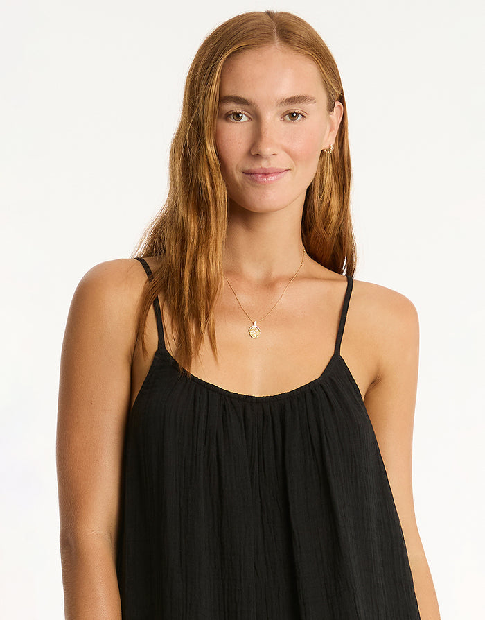 Sunset Short Sundress - Black - Simply Beach UK