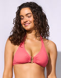 Watercult Suntouched Solids Halter Bikini Top - Juicy - Simply Beach UK